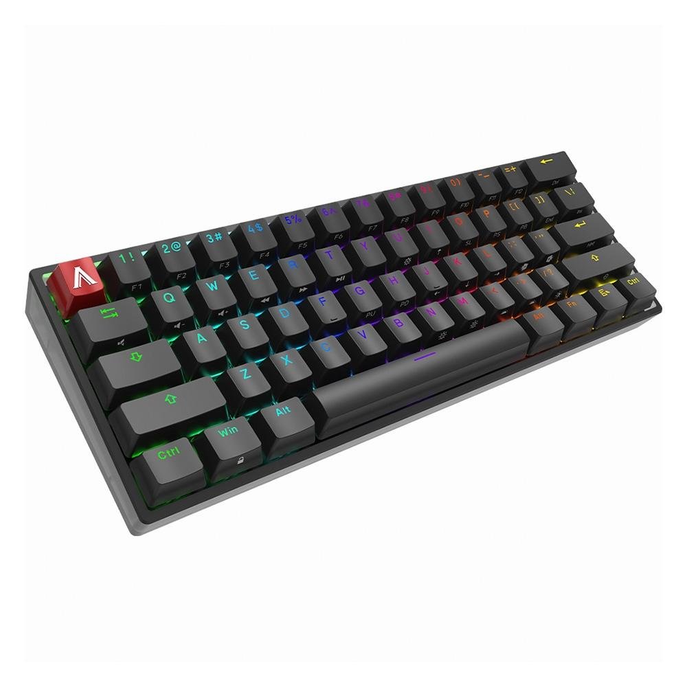 Teclado Mecânico Gamer AOC AGK600, RGB, Cherry MX Switch Red, Layout 60%, US, - AGK600BR/FG Teclado Mecânico Gamer AOC AGK600, RGB, Cherry MX Switch Red, Layout 60%, US, - AGK600BR/FG