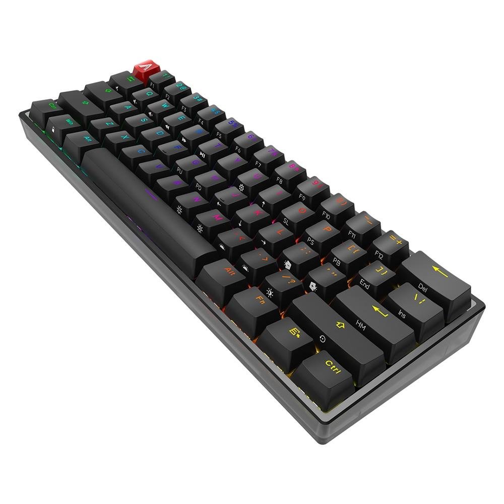 Teclado Mecânico Gamer AOC AGK600, RGB, Cherry MX Switch Red, Layout 60%, US, - AGK600BR/FG Teclado Mecânico Gamer AOC AGK600, RGB, Cherry MX Switch Red, Layout 60%, US, - AGK600BR/FG