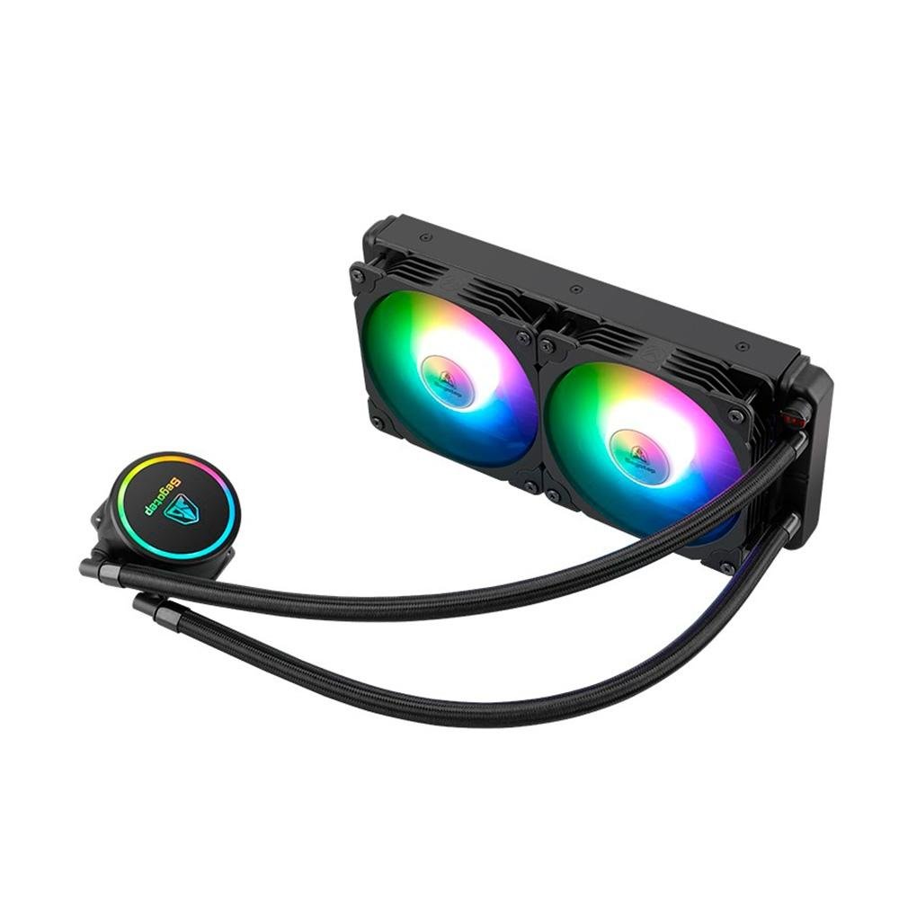 Water Cooler Segotep Becool, ARGB, 240mm, AMD/Intel, Preto - SEG-WC-BC240BC240A-WW
