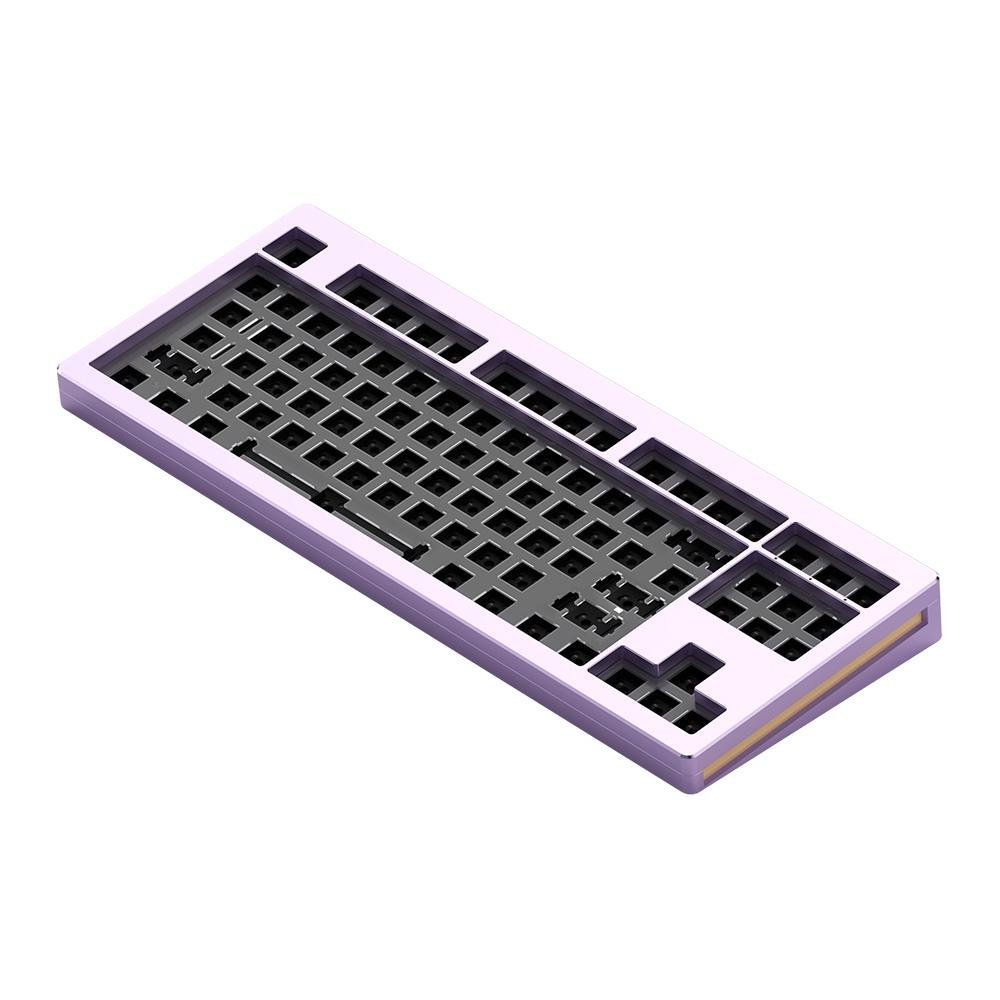 Teclado Barebone Monsgeek M3 QMK, RGB, Barebone Purple