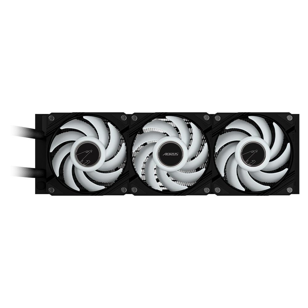 Water Cooler Gigabyte Aorus 360, RGB, 360mm, AMD/Intel, Preto - GP-AORUS WATERFORCE II 360