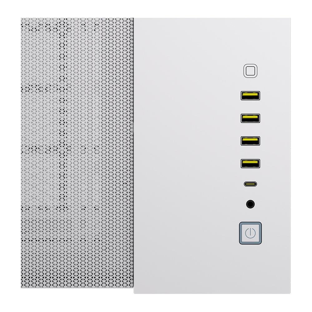 Gabinete Gamer Corsair 6500D, Mid-Tower, E-ATX, Frente e Lateral em Vidro Temperado, Sem FANs, Branco - CC-9011260-WW