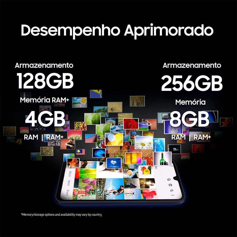 Smartphone Samsung Galaxy A15 5G, 128GB, 4GB, Octa Core, Câmera Tripla 50MP, Tela de 6.5", Azul Claro - SM-A156MLBRZTO