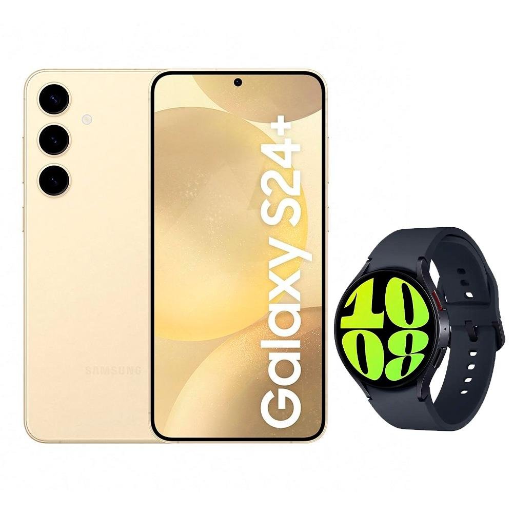Kit Samsung Galaxy S24+ + Watch6 Lte | KaBuM!
