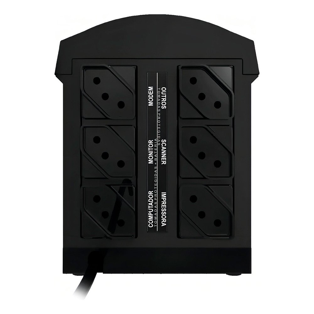 Nobreak TS Shara UPS Mini 600VA Mono 115V Black 4004 Nobreak TS Shara UPS Mini 600VA Mono 115V Black 4004