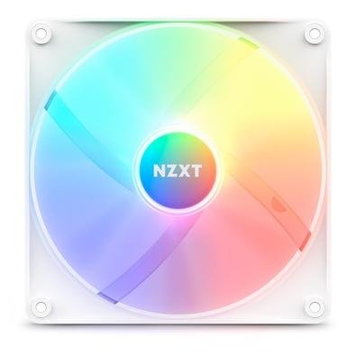 Ventoinha NZXT F140RGB Core, 140mm, RGB, Branco - RF-C14SF-W1