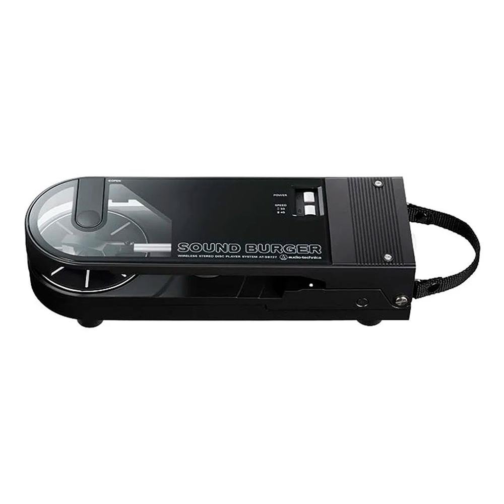 Toca Discos Portátil Audio-Technica, Bluetooth, Sound Burger - AT-SB727-BK Toca Discos Portátil Audio-Technica, Bluetooth, Sound Burger - AT-SB727-BK