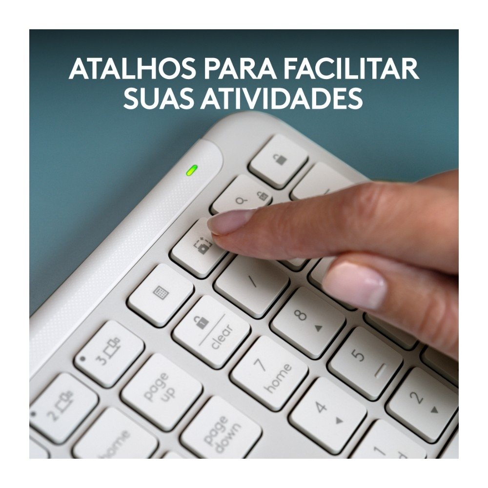 Teclado S Fio Logitech Signature SlimK950 | KaBuM!