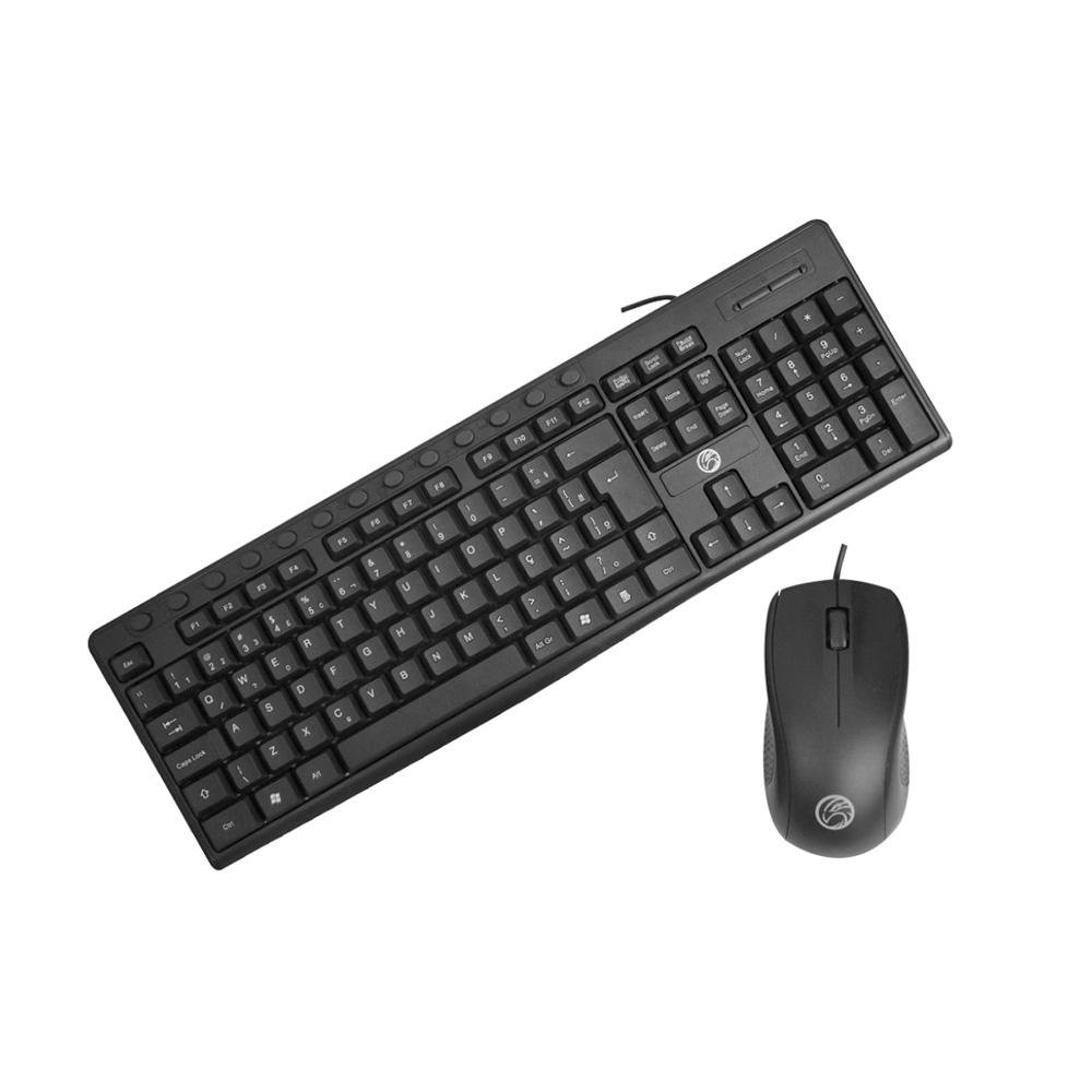 Micro PC BrazilPC, Intel I7-4770, 8GB RAM, SSD 240GB, Preto + Kit Teclado e Mouse