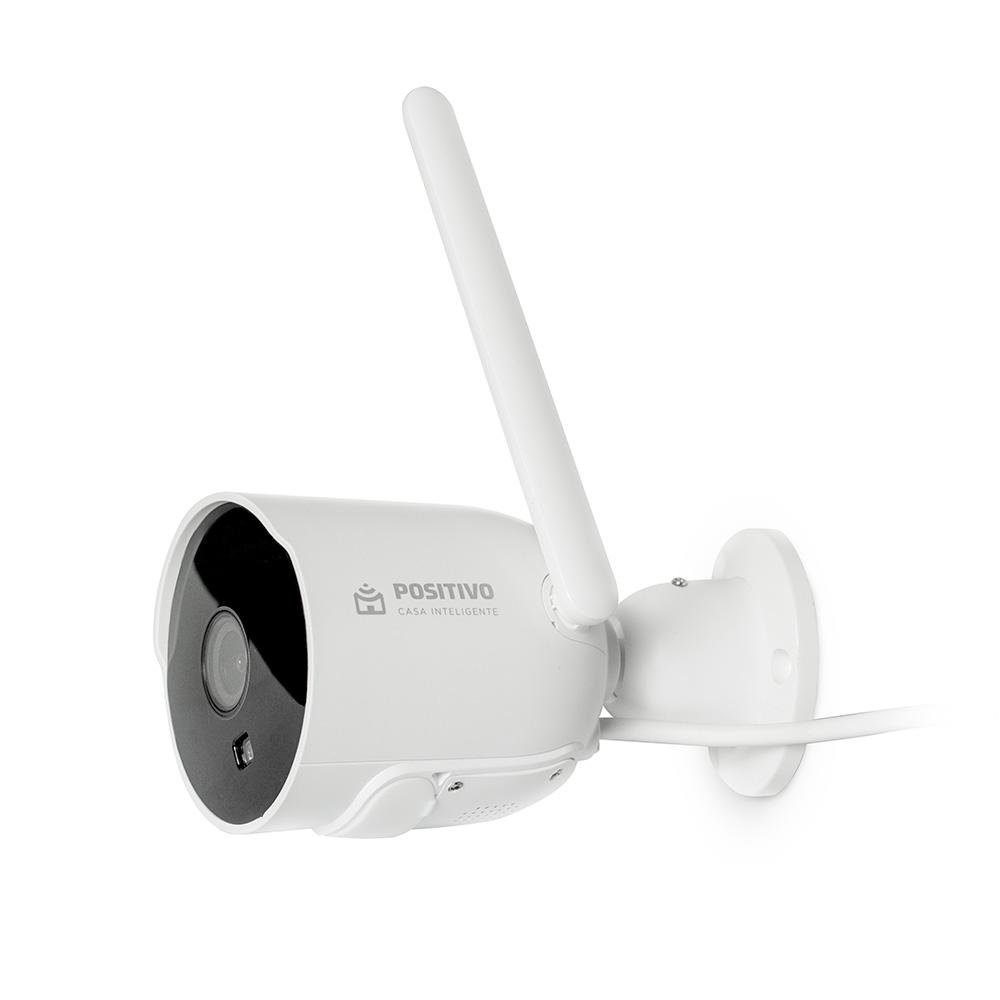 Câmera Smart Externa Positivo, Wi-Fi, Full HD, Branco