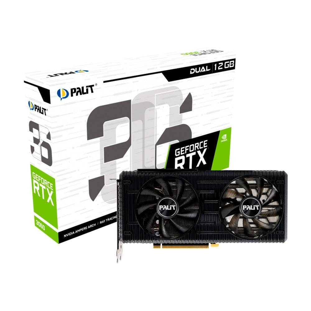 グラフィックボード・グラボ・ビデオカード nvidia geforce RTX3060 12GB PALIT Placa de Video Palit RTX 3060 | KaBuM!