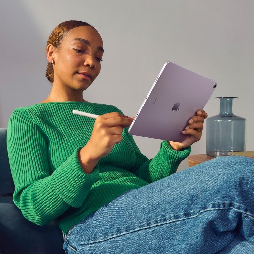 iPad Air Apple, Tela 11", 256GB, Chip M2, Wi-Fi, Câmera Traseira 12MP, iPadOS 17, Estelar - MUWJ3BZ/A iPad Air Apple, Tela 11", 256GB, Chip M2, Wi-Fi, Câmera Traseira 12MP, iPadOS 17, Estelar - MUWJ3BZ/A