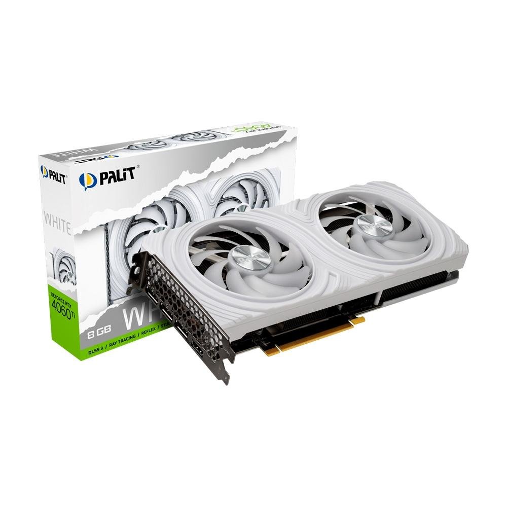 Placa de Video RTX 4060 TI White Dual | KaBuM!