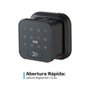 Fechadura Digital KABUM! smart Simple Access, Biometria, 100 Digitais, Conexão com APP, Preto - KSFD200PT
