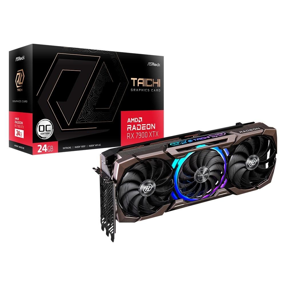 グラフィックボード・グラボ・ビデオカード ASRock AMD Radeon RX 7900 XTX 24GB Placa de Vídeo RX 7900 XTX TC2400 AsRock | KaBuM!