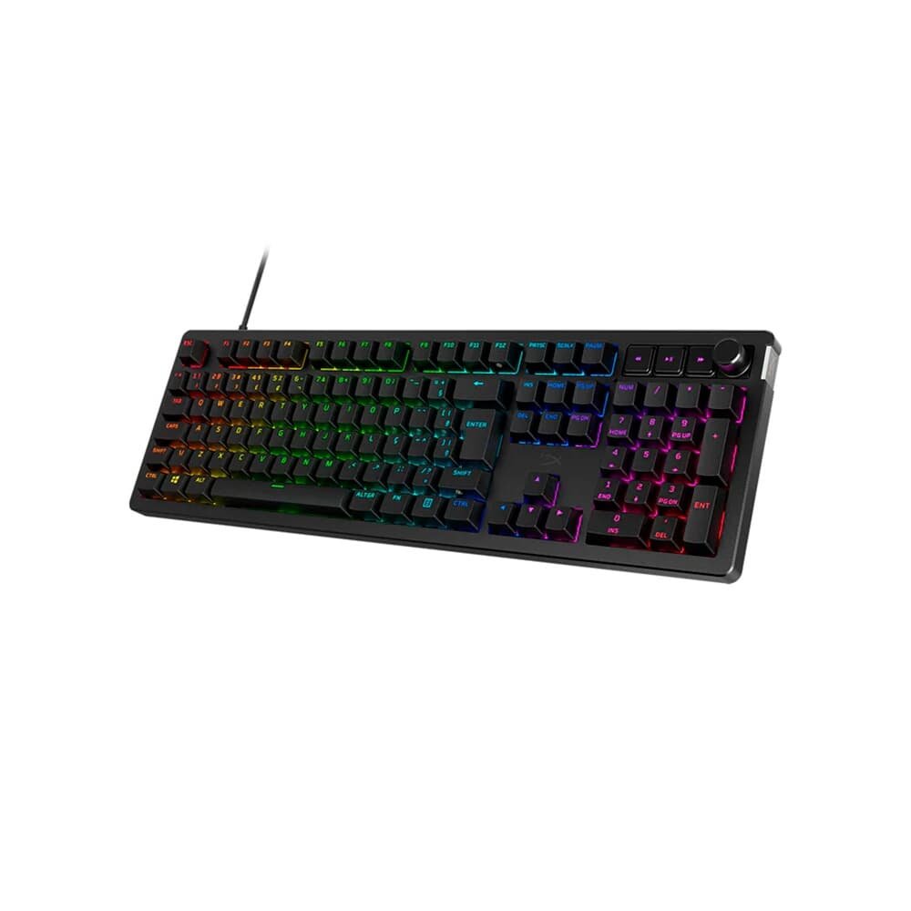 Teclado Mecânico Gamer HyperX Alloy Rise GKBD, RGB, Switches linear, Anti-Ghosting, Preto - 7G7A3AA Teclado Mecânico Gamer HyperX Alloy Rise GKBD, RGB, Switches linear, Anti-Ghosting, Preto - 7G7A3AA