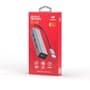HUB C3Tech USB 3.0, para 4x USB 3.0, Cinza - HU-340GY