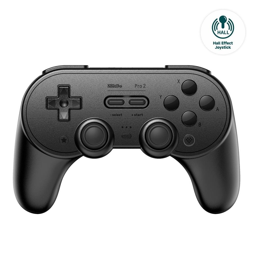 Controle Com Fio 8BitDo Pro 2 Preto | KaBuM!