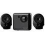 Caixa de Som 2.1 Multi Subwoofer 15W RMS USB Preto/Grafite SP166