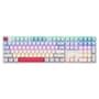 Teclado Mecânico Gamer Machenike K500E-108, Switch Red, RGB, HotSwappable, com Teclado Numérico, Azul Claro - JJ02G8005