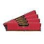 Memória Corsair Vengeance LPX 16GB (4x4GB) 2800MHz Red CMK16GX4M4A2800C16R
