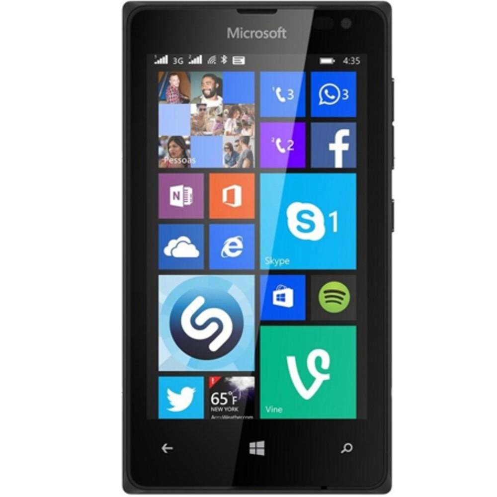 Smartphone Microsoft Lumia 435, Dual Core, Windows, Tela 4´, 8GB, 2MP, Dual Chip, Desbloqueado - Preto Smartphone Microsoft Lumia 435, Dual Core, Windows, Tela 4´, 8GB, 2MP, Dual Chip, Desbloqueado - Preto