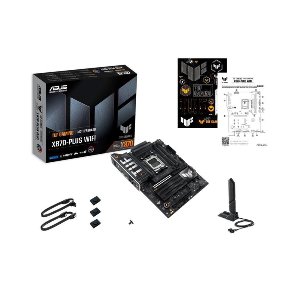 マザーボード ASUS TUF GAMING X870-PLUS WIFI Placa Mãe Asus TUF GAMING X870-PLUS WIFI | KaBuM!