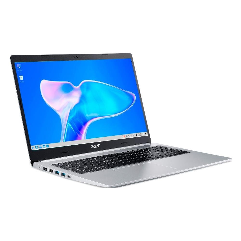 Notebook Acer Aspire 5 AMD Ryzen 7 5700U, 8GB RAM, SSD 512GB, 15,6" LED Full HD, Linux Gutta - A515-45-R74D Notebook Acer Aspire 5 AMD Ryzen 7 5700U, 8GB RAM, SSD 512GB, 15,6" LED Full HD, Linux Gutta - A515-45-R74D
