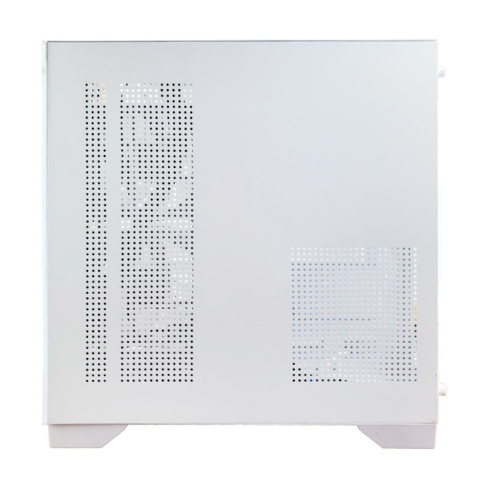Gabinete Gamer Hayom GB1791, Mini Tower, M-ATX, Lateral e frontal em Vidro Temperado, 4x FANs, Branco - GB1791 Gabinete Gamer Hayom GB1791, Mini Tower, M-ATX, Lateral e frontal em Vidro Temperado, 4x FANs, Branco - GB1791