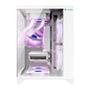 Gabinete Gamer Hayom GB1791, Mini Tower, M-ATX, Lateral e frontal em Vidro Temperado, 4x FANs, Branco - GB1791