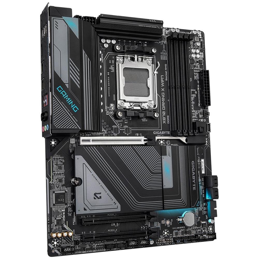 Placa Mãe Gigabyte X870 GAMING X WIFI7, AMD AM5, ATX, DDR5, LED RGB, Bluetooth, Wi-Fi 7 - X870 GAMING X WIFI7
