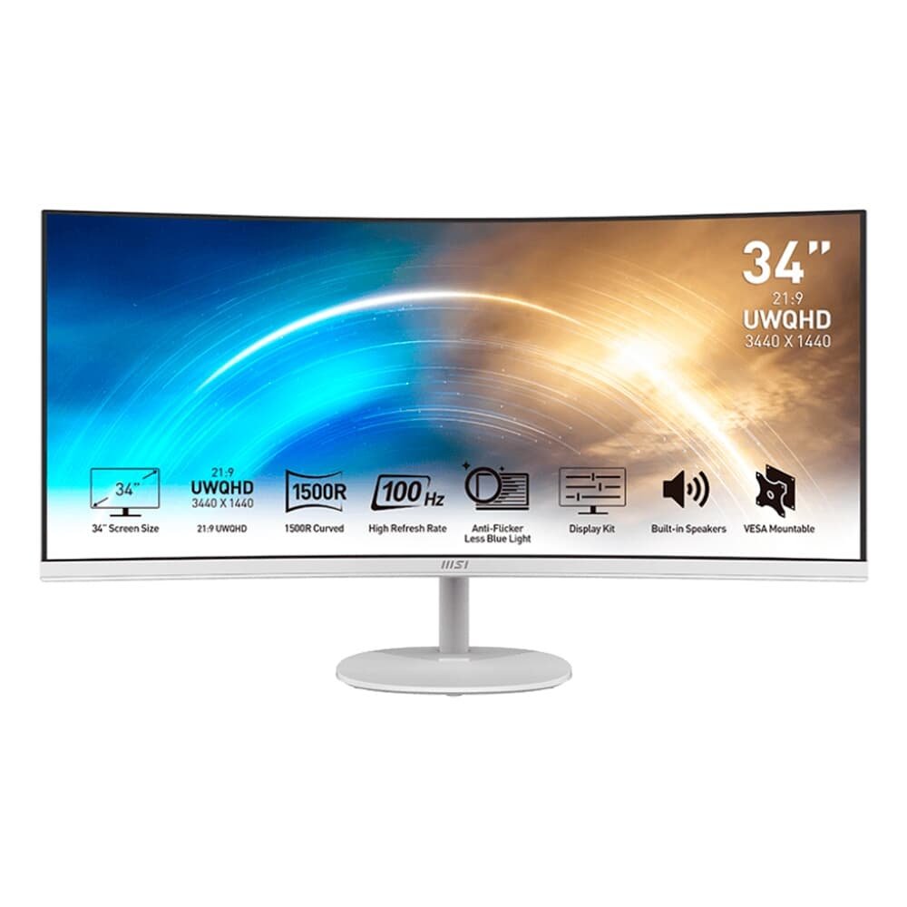 Monitor Curvo MSI PRO MP341CQW 34
