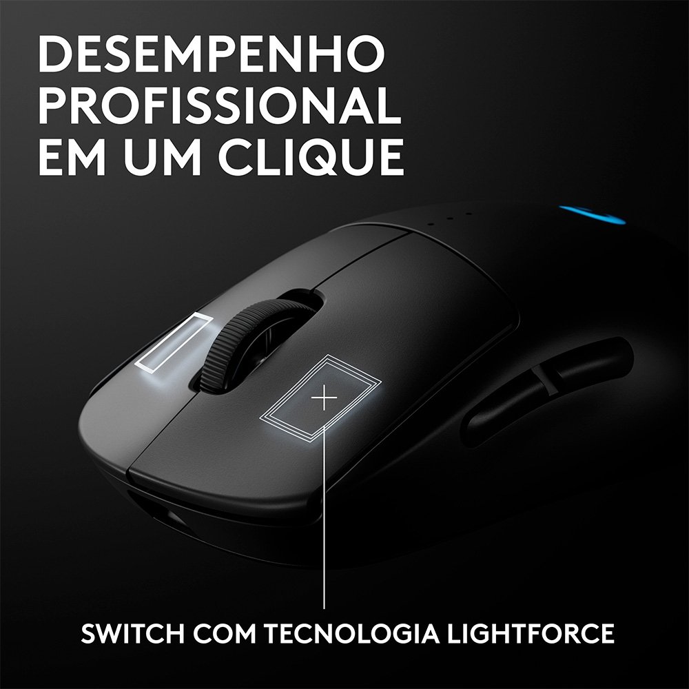 Mouse Logitech G PRO 2 Wireless Preto | KaBuM!