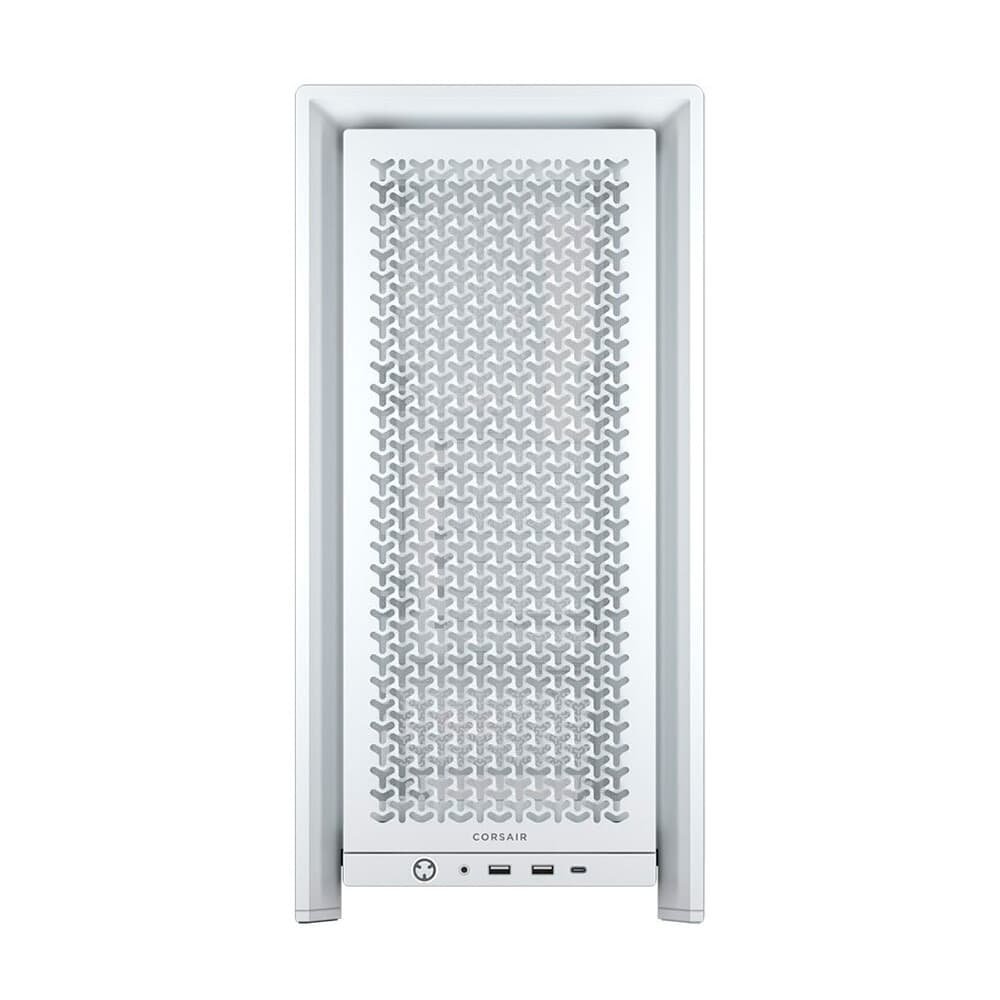 Gabinete Gamer Corsair Frame 4000D, Mid Tower, E-ATX, Sem Fans, Lateral em Vidro, Branco - CC-9011291-WW Gabinete Gamer Corsair Frame 4000D, Mid Tower, E-ATX, Sem Fans, Lateral em Vidro, Branco - CC-9011291-WW