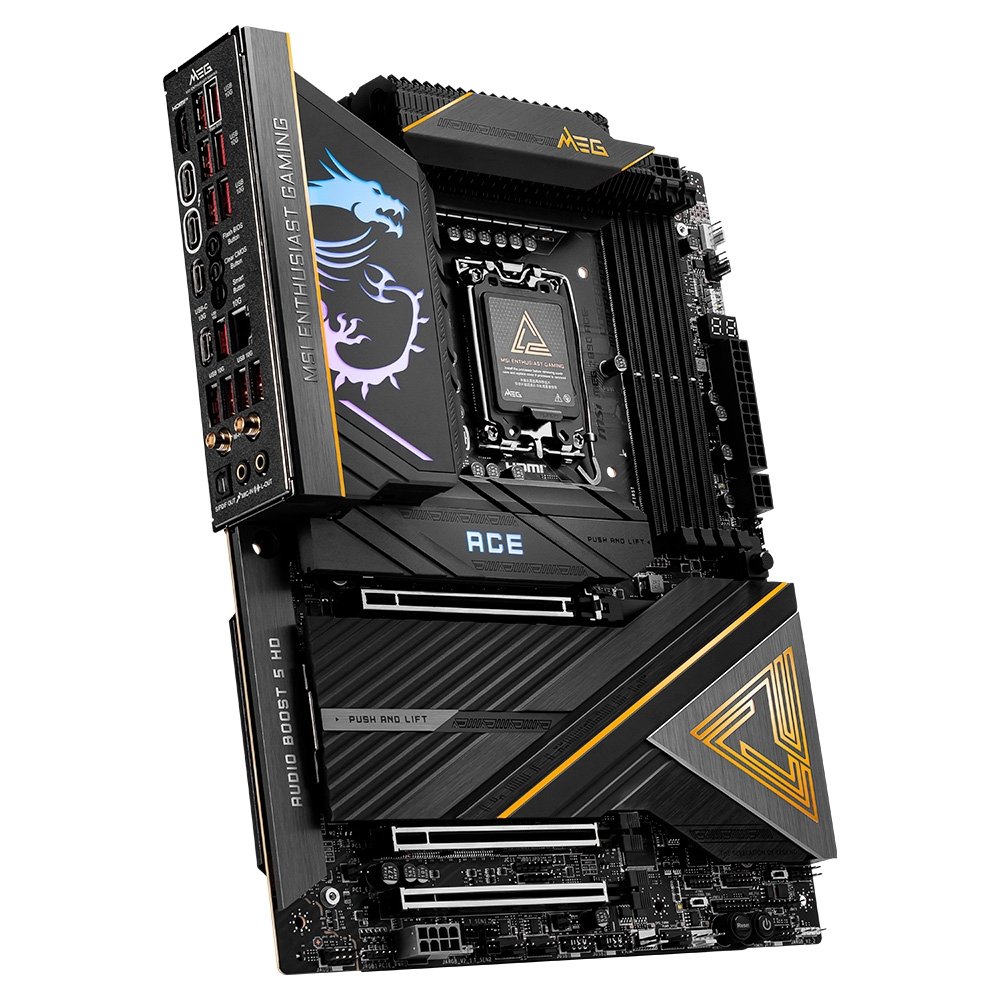 MSI MEG Z890 ACE マザーボード Placa-Mãe MSI MEG Z890 ACE, LGA 1851, DDR5 | KaBuM