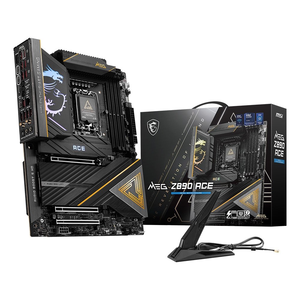 Placa-Mãe MSI MEG Z890 ACE, LGA 1851, DDR5 | KaBuM