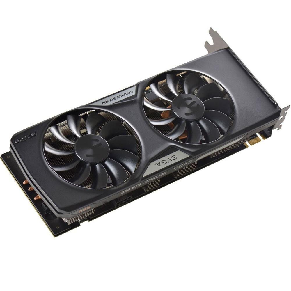 Placa de Vídeo VGA EVGA GeForce GTX 960 4GB SSC ACX 2.0+ DDR5 128 bits PCI-E 3.0 Backplate 04G-P4-3967-KR