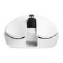 Mouse Gamer Force One Hoku Pro-wh, 26.000 DPI, 4 Switchs Alternáveis, Dual Mode Wireless ou Wired USB-C, Recarregável, Branco - FR.MO.HK.02