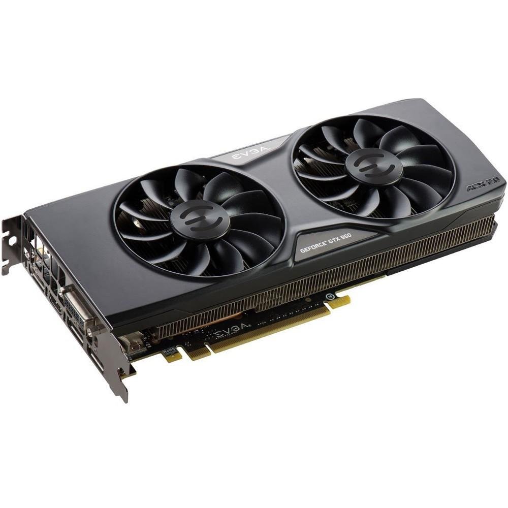 Placa de Vídeo VGA EVGA GeForce GTX 950 2GB SC GAMING ACX2.0 DDR5 128BITS PCI-E 3.0 02G-P4-2956-KR Placa de Vídeo VGA EVGA GeForce GTX 950 2GB SC GAMING ACX2.0 DDR5 128BITS PCI-E 3.0 02G-P4-2956-KR