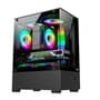 Gabinete Gamer Hyrax HGB310, Mini Tower, M-ATX, Frontal e Lateral em Vidro Temperado, Sem FANs, Preto - HGB310B