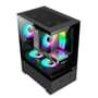 Gabinete Gamer Hyrax HGB310, Mini Tower, M-ATX, Frontal e Lateral em Vidro Temperado, Sem FANs, Preto - HGB310B