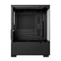 Gabinete Gamer Hyrax HGB310, Mini Tower, M-ATX, Frontal e Lateral em Vidro Temperado, Sem FANs, Preto - HGB310B