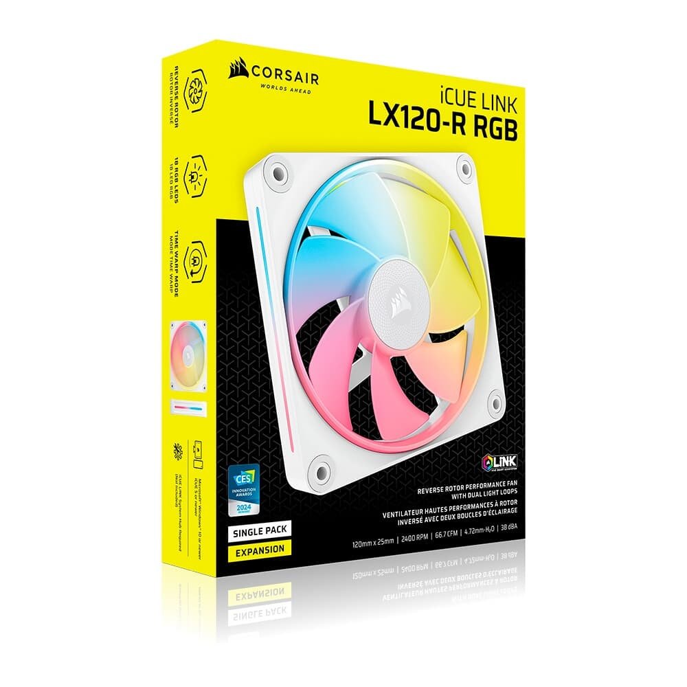 Ventoinha Corsair LX-R RGB | KaBuM!