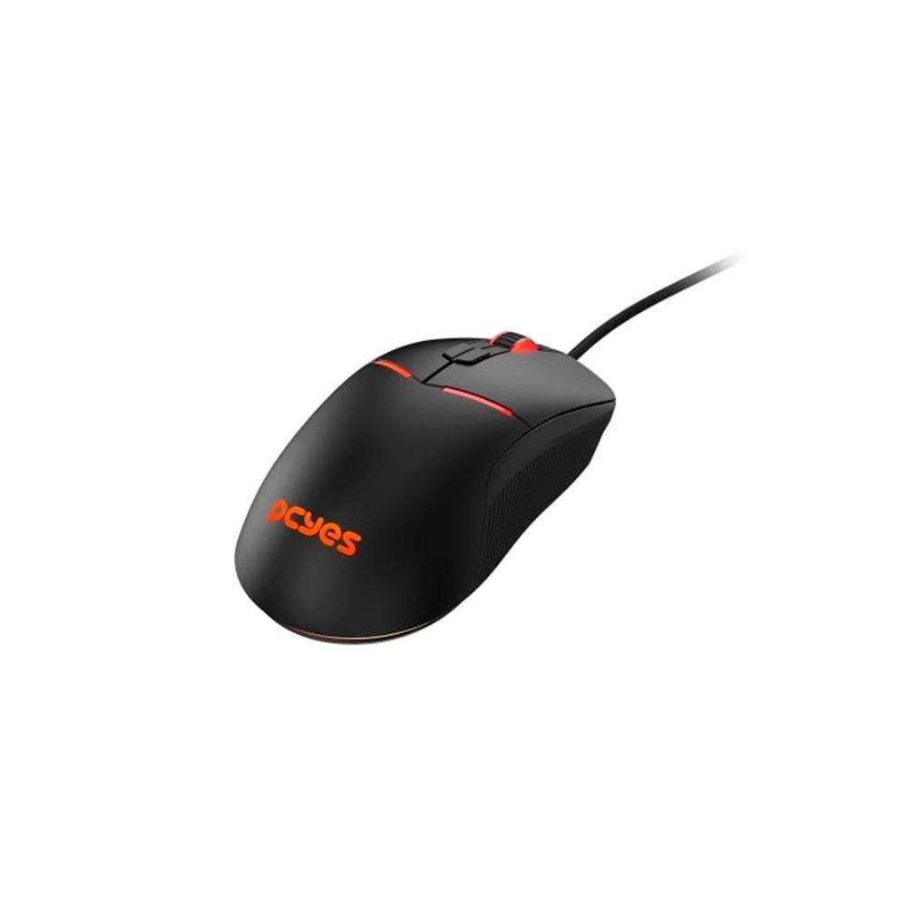 Mouse Gamer Pcyes Argus, RGB, 12400 DPI, 8 Botões, Preto - PMGABV