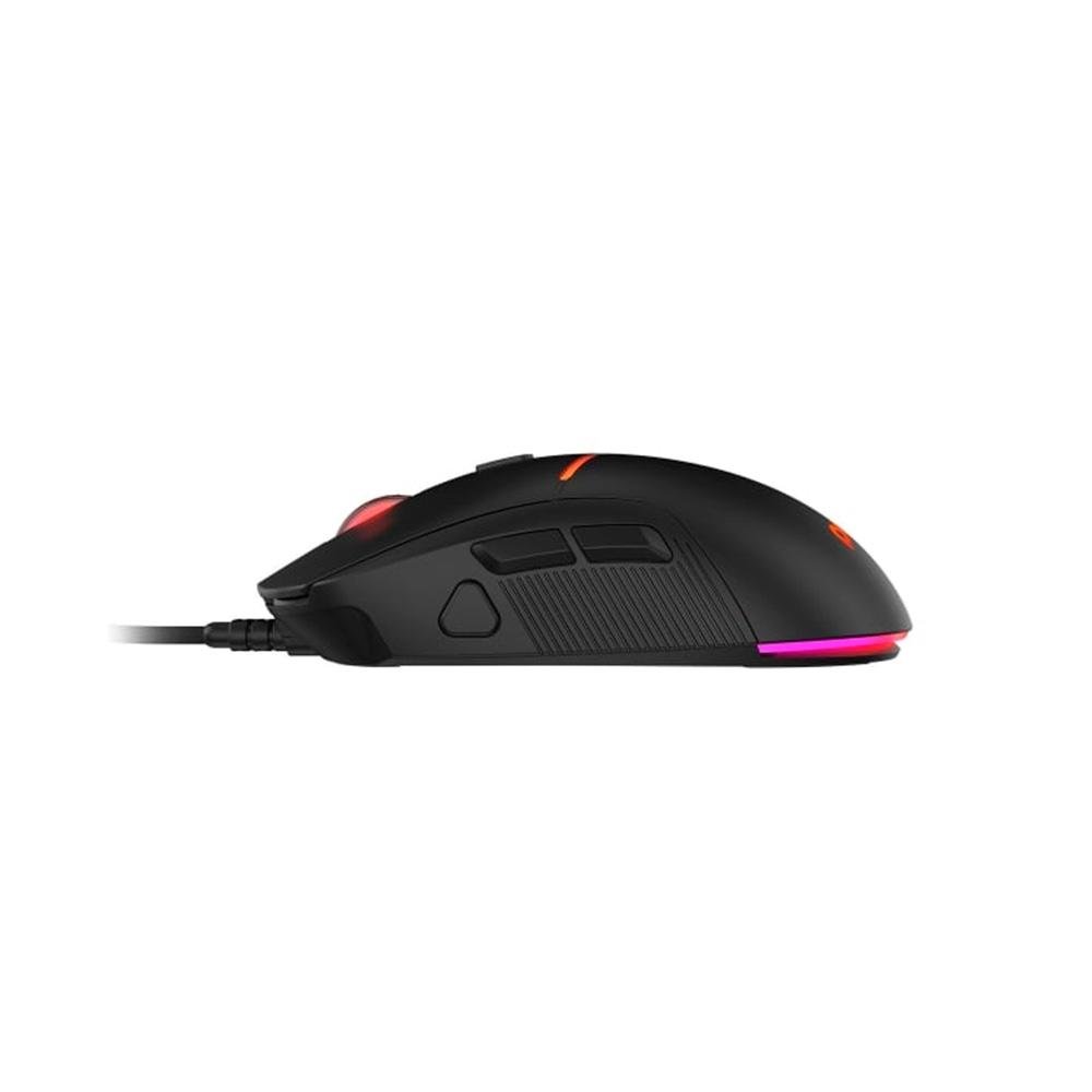 Mouse Gamer Pcyes Argus, RGB, 12400 DPI, 8 Botões, Preto - PMGABV