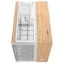 Gabinete Gamer Corsair 2500X Mid Tower, M-ATX, Lateral em Vidro temperado, Sem FANs, Branco e Madeira - CC-9011288-WW