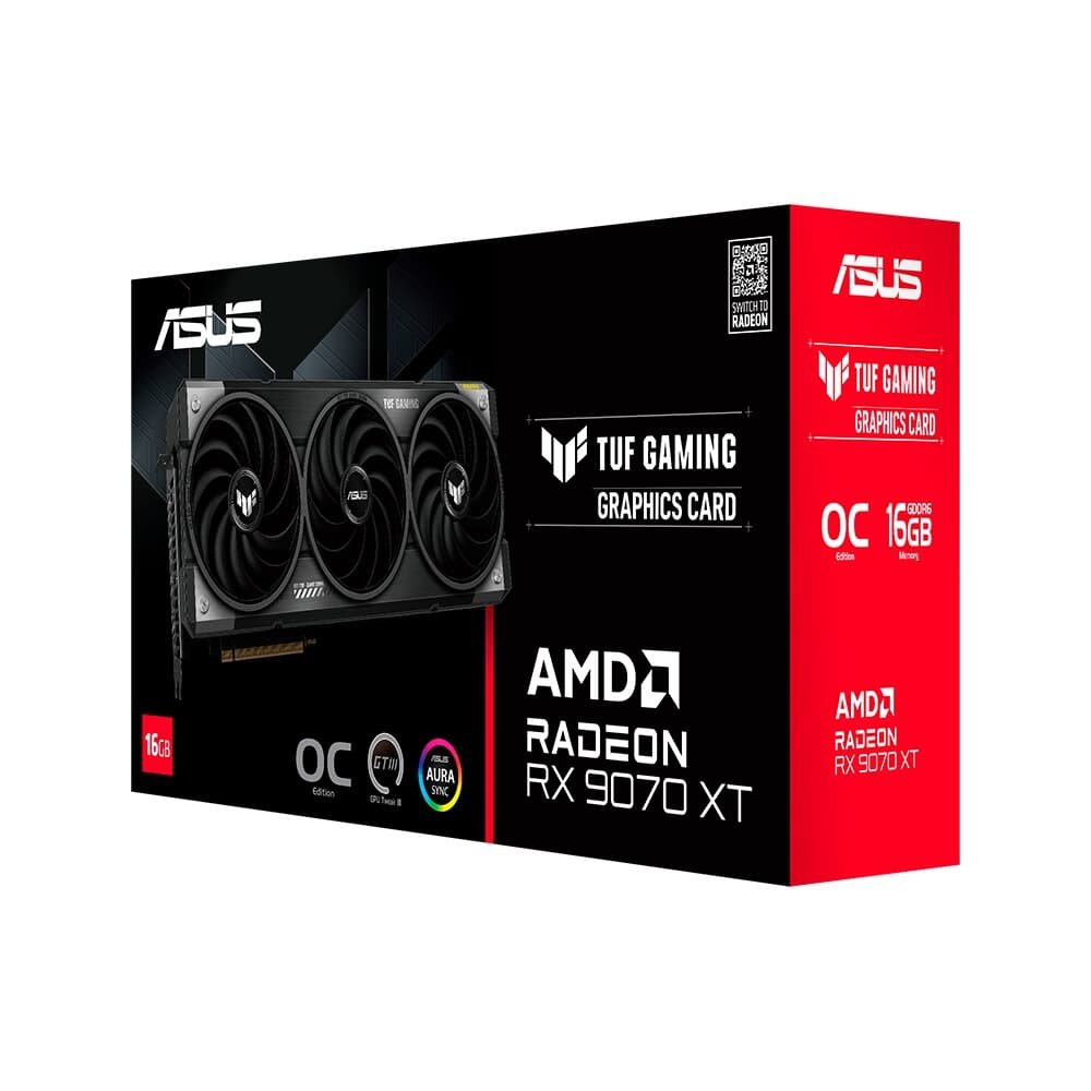 新品未開封品 TUF-RX9070XT-O16G-GAMING ASUS TUF-RX9070XT-O16G-GAMING Configuração antecipada | Amazon.com.br
