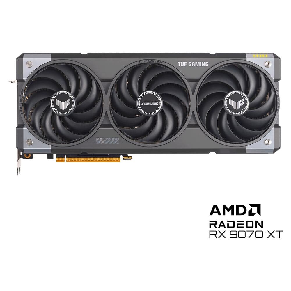 Placa de Vídeo ASUS TUF-RX9070XT-O16G | KaBuM!