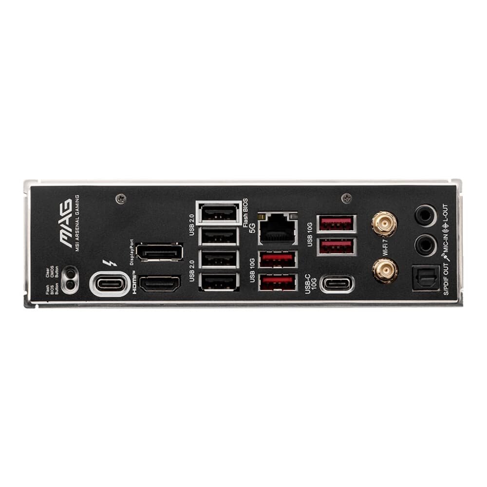 Placa Mãe MSI MAG B860 TOMAHAWK WIFI, Intel, ATX, DDR5 UDIMM, Wi-Fi 7, Preto - B860TOMAHAWKWIFI