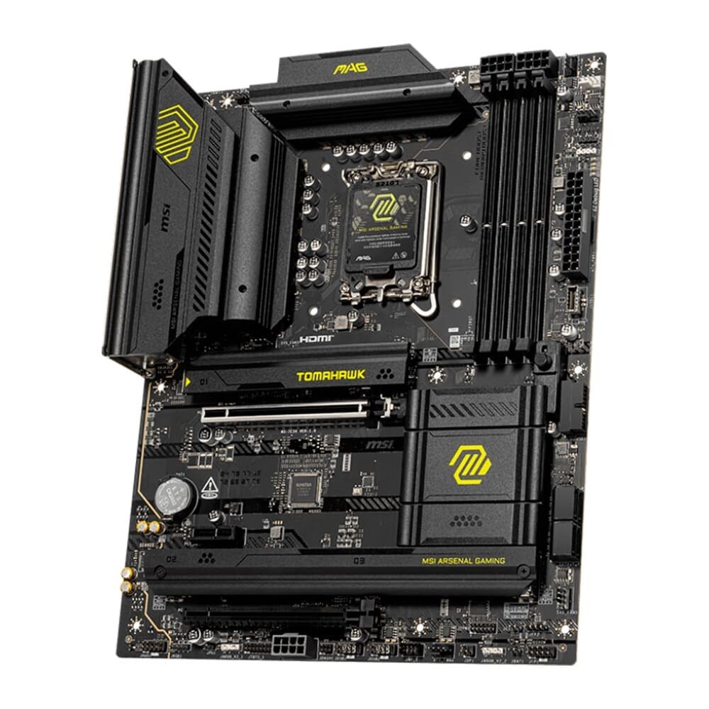Placa Mãe MSI MAG B860 TOMAHAWK WIFI, Intel, ATX, DDR5 UDIMM, Wi-Fi 7, Preto - B860TOMAHAWKWIFI